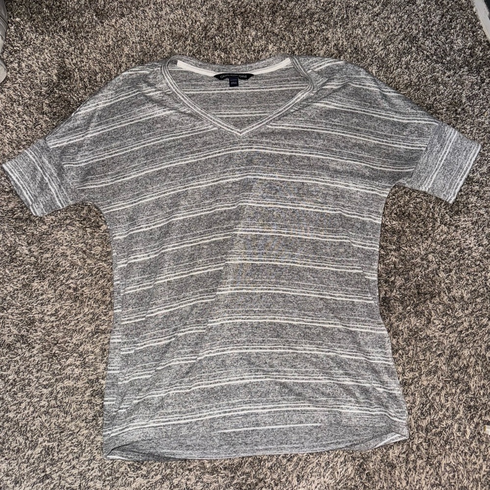 Calvin Klein Knitted V-Neck T-Shirt